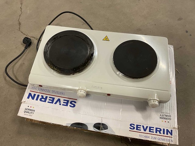 Severin 2-pits dk 104w elektrische kookplaat - afbeelding 1 van  2