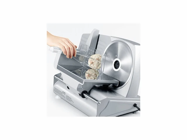 Severin as 3915 electrisch snijmachine 180w zilver - afbeelding 3 van  4