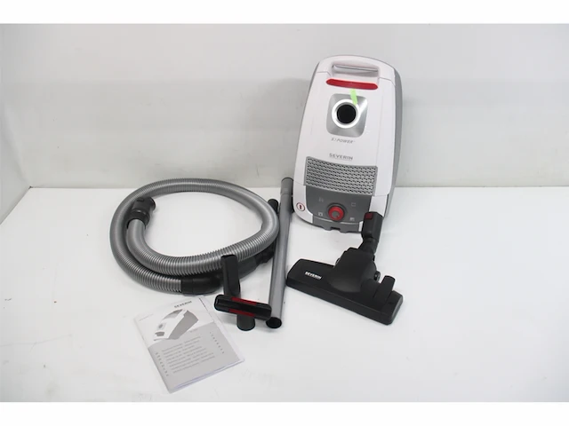 Severin bc7047 stofzuiger 850w wit/rood - afbeelding 6 van  7