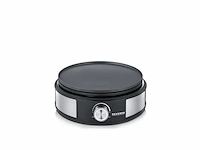 Severin fo 2471 fondue/crepe combi rvs/zwart - afbeelding 2 van  2