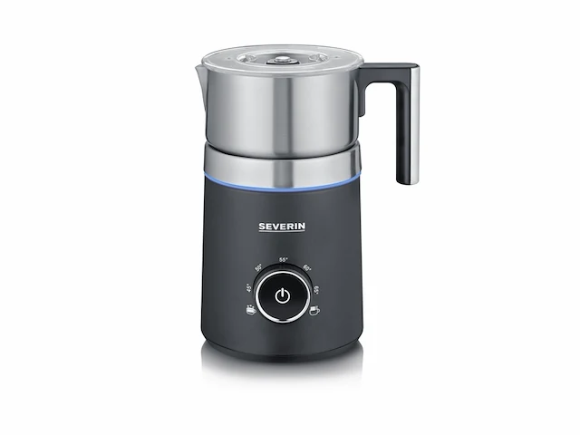 Severin sm 3586 melkschuimer zwart roestvrijstaal - afbeelding 1 van  3