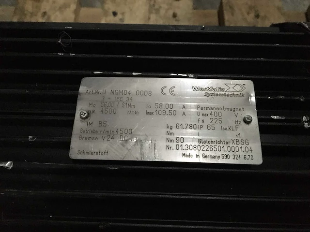 Sew eurodrive dc-motor - afbeelding 8 van  8