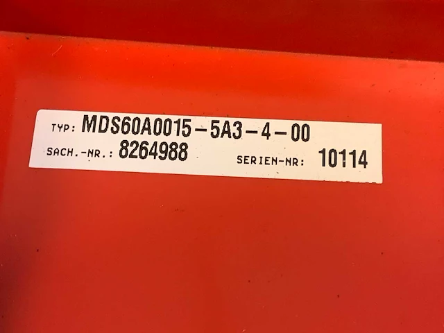 Sew eurodrive mds60a0015-5a3-4-00 inverter (2x) - afbeelding 2 van  24