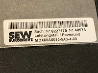 Sew eurodrive mds60a0015-5a3-4-00 inverter - afbeelding 5 van  13