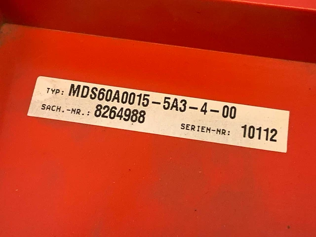 Sew eurodrive mds60a0015-5a3-4-00 inverter - afbeelding 11 van  11
