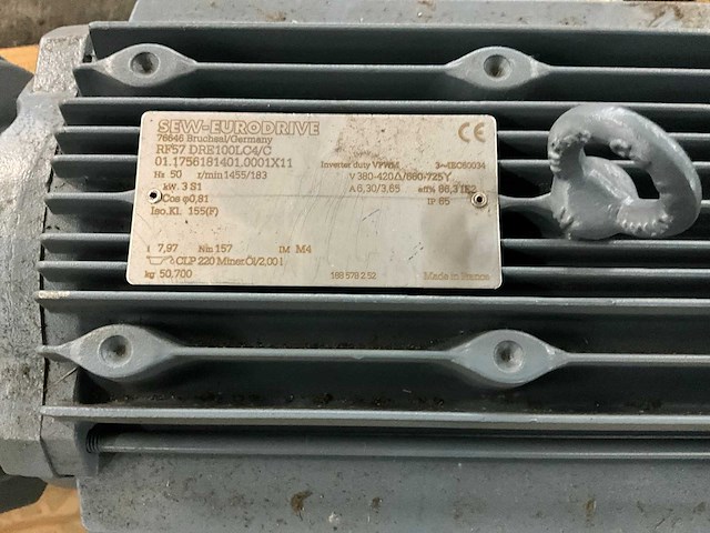 Sew rf57 dre100lc4/c reductormotor - afbeelding 4 van  4