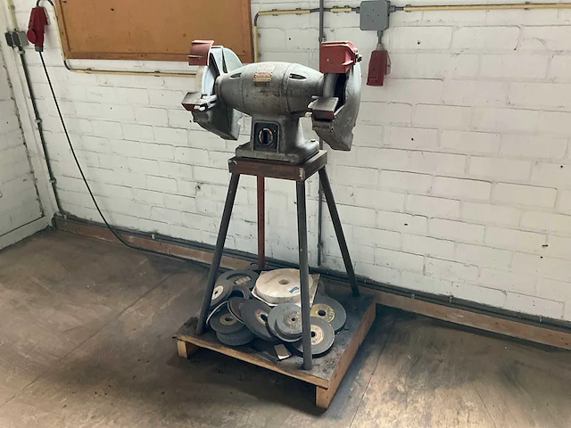 Sf eelettromeccanica 404 dubbelsteens slijpmachine - afbeelding 1 van  7