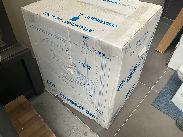 Sfa sanicompact star wandcloset met faecaliënvermaler wit - afbeelding 5 van  5