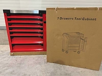 Sg tools - 2025 - 7 lades pro met uitschuifrek - gereedschapswagen - afbeelding 6 van  14