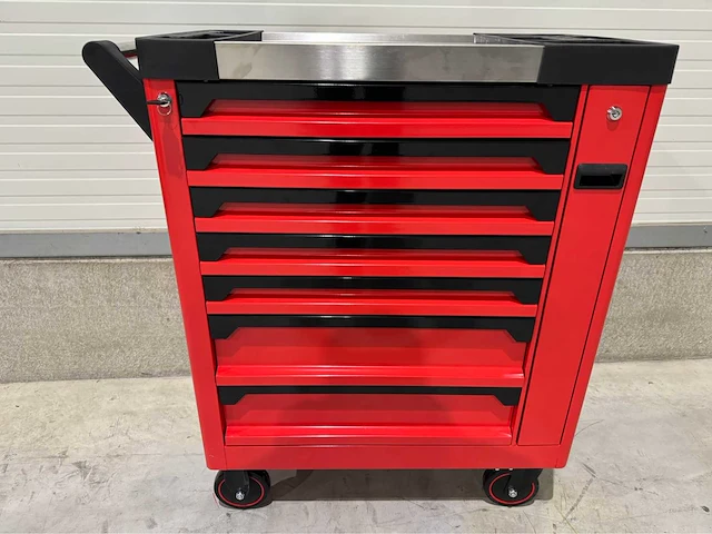 Sg tools - 2025 - 7 lades pro met uitschuifrek - gereedschapswagen - afbeelding 7 van  14