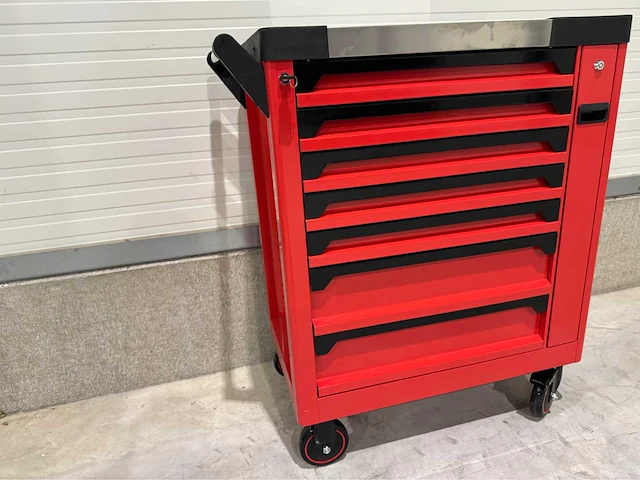 Sg tools - 2025 - 7 lades pro met uitschuifrek - gereedschapswagen - afbeelding 9 van  14