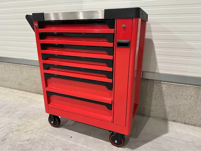 Sg tools - 2025 - 7 lades pro met uitschuifrek - gereedschapswagen - afbeelding 10 van  14