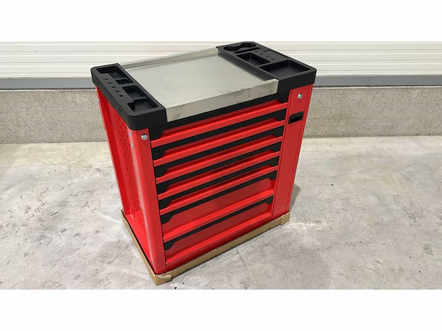 Sg tools - 2025 - 7 lades pro met uitschuifrek - gereedschapswagen - afbeelding 11 van  14