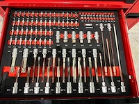 Sg tools - 2025 - 7 lades pro met uitschuifrek - gereedschapswagen - afbeelding 13 van  14