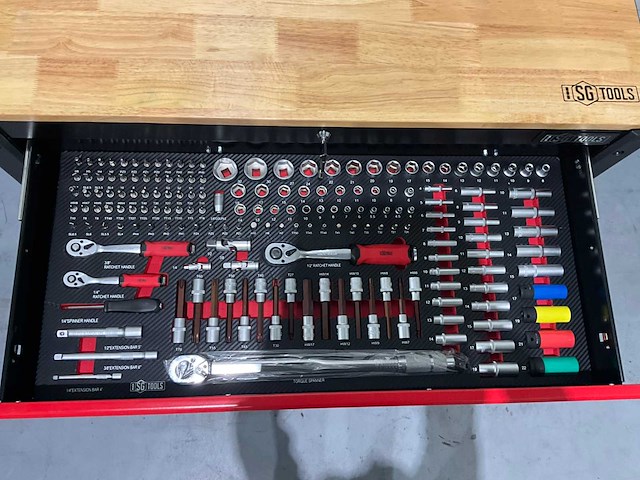 Sg tools - 2025 - redline - gereedschapswagen - afbeelding 26 van  29