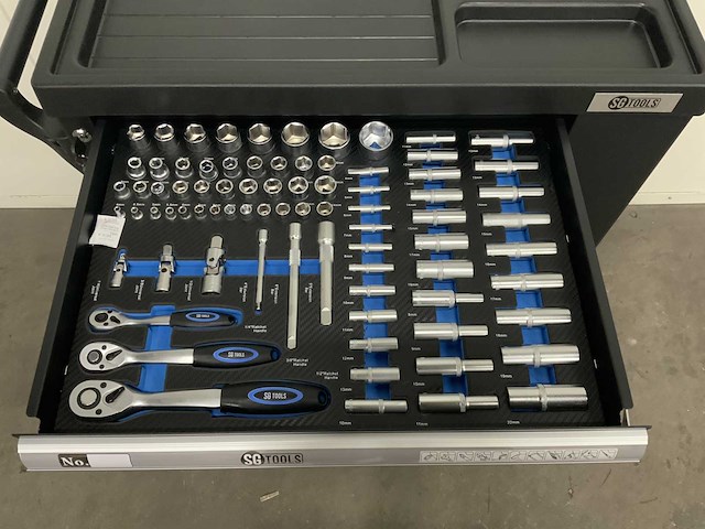 Sg tools - 253 stuks - gereedschapswagen - afbeelding 7 van  12