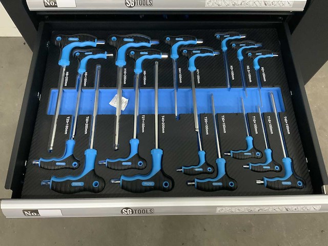 Sg tools - 253 stuks - gereedschapswagen - afbeelding 11 van  12