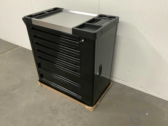 Sg tools - 7 drawers tool cabinet edge zwart - gereedschapswagen - afbeelding 5 van  11