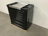 Sg tools - 7 drawers tool cabinet edge zwart - gereedschapswagen - afbeelding 5 van  11
