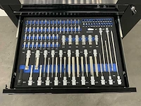 Sg tools - 7 drawers tool cabinet edge zwart - gereedschapswagen - afbeelding 7 van  11