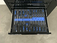 Sg tools - 7 drawers tool cabinet edge zwart - gereedschapswagen - afbeelding 9 van  11