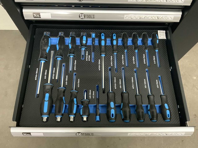 Sg tools - gereedschapswagen 7 laden 253 pcs - afbeelding 7 van  12