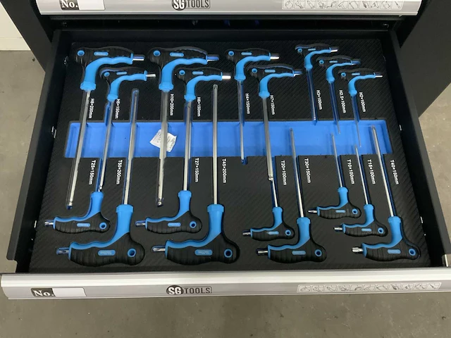 Sg tools - gereedschapswagen 7 laden 253 pcs - afbeelding 11 van  12