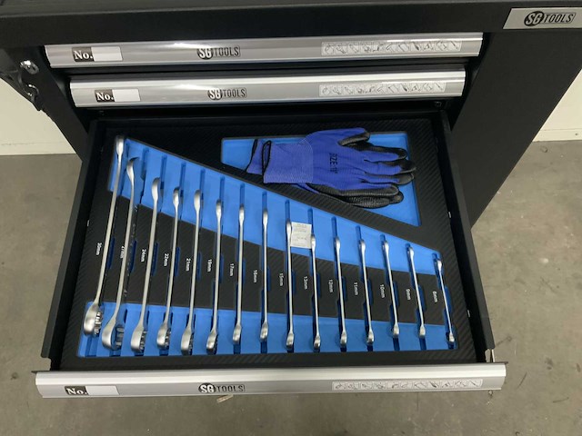 Sg tools - gereedschapswagen 7 laden 253 pcs - afbeelding 9 van  12
