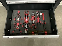 Sg tools - gereedschapswagen 7 laden incl 257 pcs - afbeelding 2 van  11