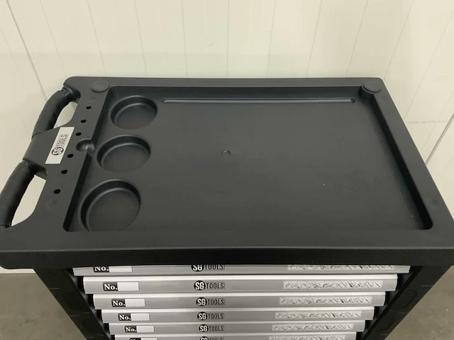 Sg tools - gereedschapswagen 7 laden incl 257 pcs - afbeelding 6 van  11