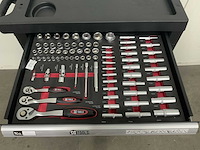 Sg tools - gereedschapswagen 7 laden incl 257 pcs - afbeelding 7 van  11