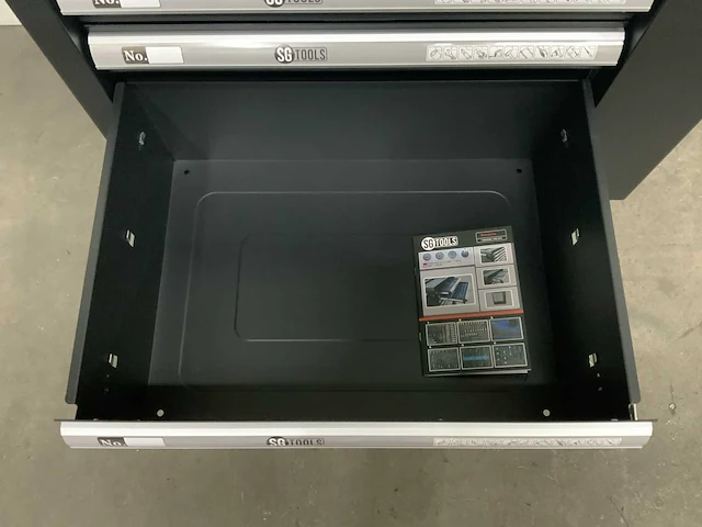 Sg tools - gereedschapswagen 7 lades gevuld - afbeelding 2 van  12