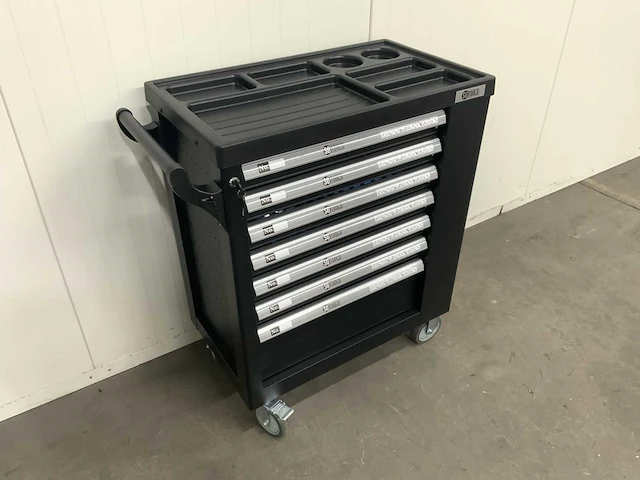 Sg tools - gereedschapswagen 7 lades gevuld - afbeelding 1 van  12