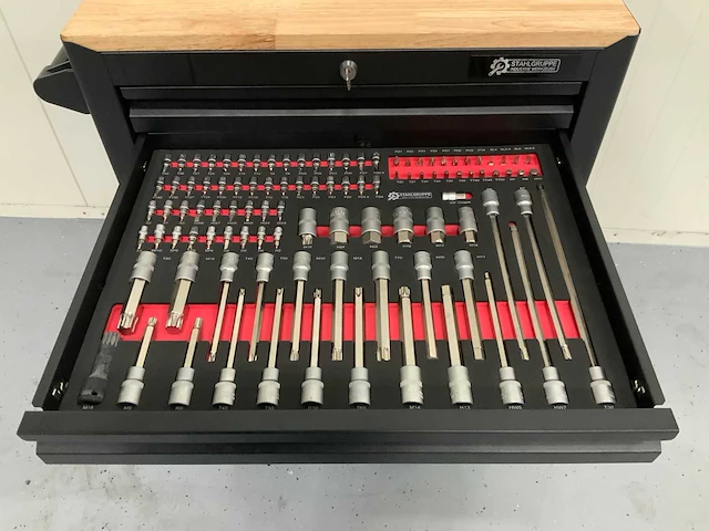Sg tools - sg 15 pro - gereedschapswagen 7 laden 255 pcs gereedschap - afbeelding 10 van  14