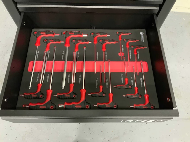 Sg tools - sg 15 pro - gereedschapswagen 7 laden 255 pcs gereedschap - afbeelding 14 van  14