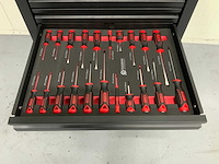 Sg tools - sg 15 pro - gereedschapswagen 7 laden 255 pcs gereedschap - afbeelding 12 van  14