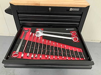 Sg tools - sg 15 pro - gereedschapswagen 7 laden 255 pcs - afbeelding 6 van  14