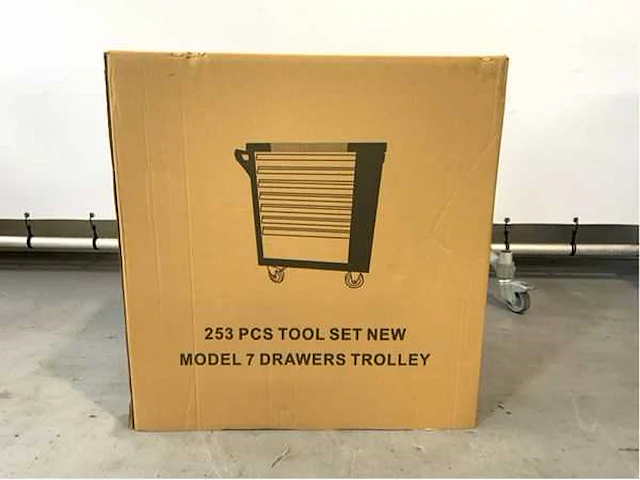 Sg tools 253 stuks gereedschapswagen - afbeelding 2 van  21