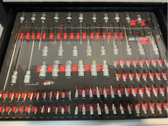 Sg tools 257 stuks gereedschapswagen - afbeelding 6 van  14