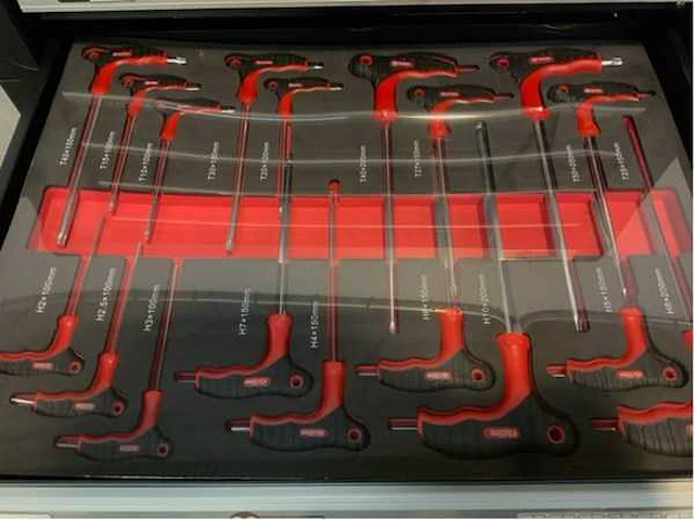 Sg tools 257 stuks gereedschapswagen - afbeelding 9 van  14