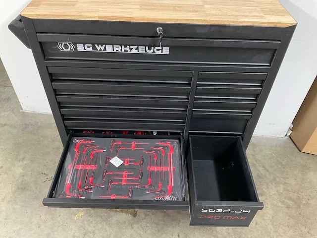 Sg wekzeuge s032-24 promax gereedschapswagen - afbeelding 2 van  12