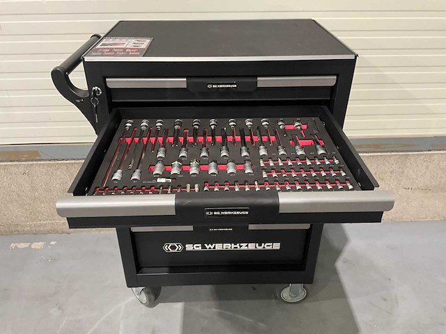 Sg werkzeuge - blackline - 2025 - 266 stuks - gereedschapswagen - afbeelding 7 van  23