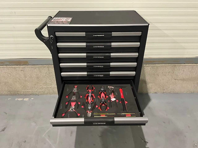 Sg werkzeuge - blackline - 2025 - 266 stuks - gereedschapswagen - afbeelding 7 van  23