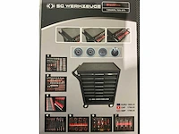 Sg werkzeuge - blackline - 2025 - 266 stuks - gereedschapswagen - afbeelding 22 van  23