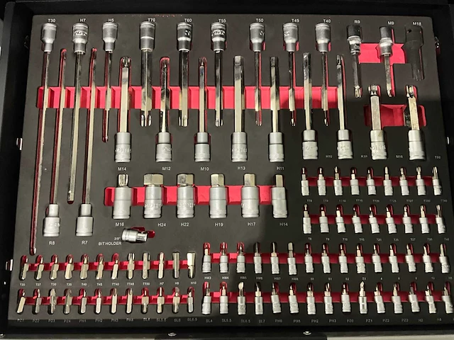 Sg werkzeuge - blackline - 2025 - 266 stuks - gereedschapswagen - afbeelding 22 van  23