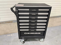 Sg werkzeuge - blackline - 2025 - 266 stuks - gereedschapswagen - afbeelding 1 van  23