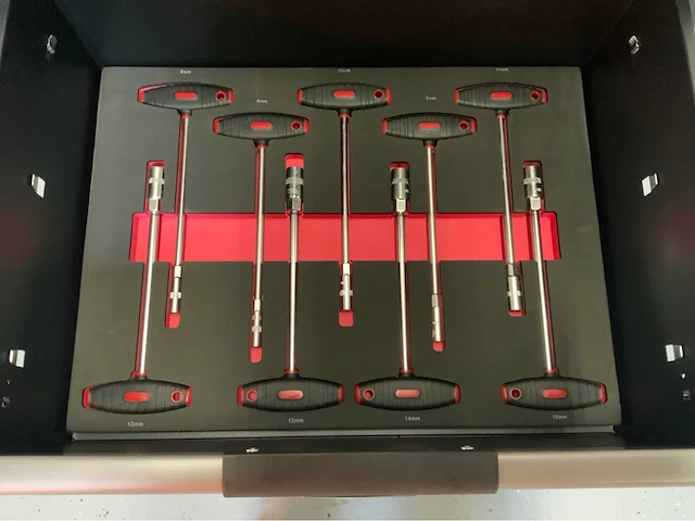 Sg werkzeuge - gereedschapswagen 7 laden 266 pcs gereedschap - afbeelding 3 van  16