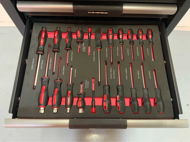 Sg werkzeuge - gereedschapswagen 7 laden 266 pcs gereedschap - afbeelding 15 van  16
