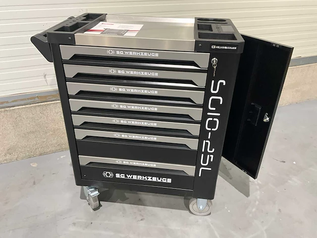 Sg werkzeuge - sg10-25l - 2025 - 258 stuks - gereedschapswagen - afbeelding 1 van  23