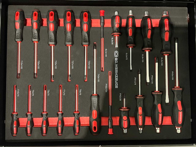 Sg werkzeuge - sg10-25l - 2025 - 258 stuks - gereedschapswagen - afbeelding 12 van  23